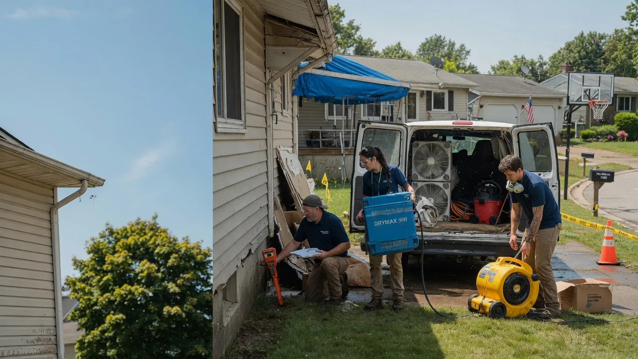 Ceiling Leak Cleanup in Woodridge, IL near me
